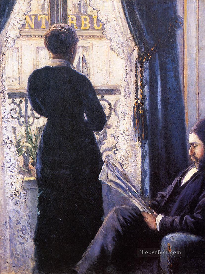 Interior Gustave Caillebotte Oil Paintings